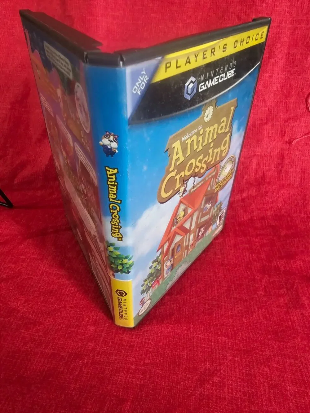 Animal Crossing GameCube OEM Case + Manual + Memory Card Case Only No Game Disc
